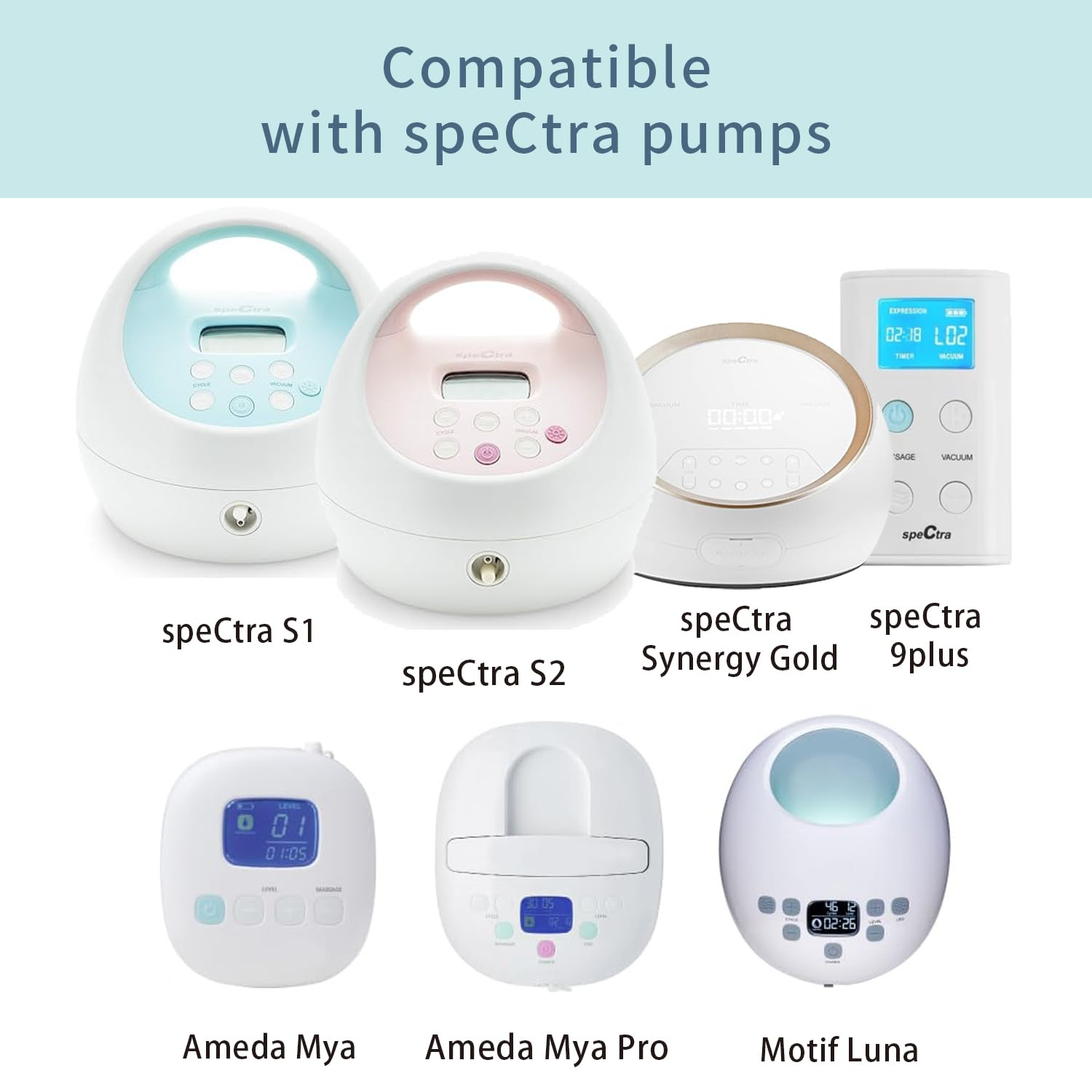 13mm Flange and Duckbill Valve Compatible with Spectra S1 S2 9 Plus Breastpump Replacement to Spe... | Amazon (US)