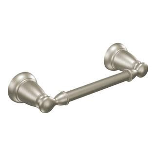 MOEN Banbury Pivoting Double Post Toilet Paper Holder in Spot Resist Brushed Nickel Y2608BN - The... | The Home Depot