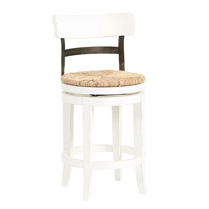 Marguerite Counter Stool - Rubbed White | Ballard Designs, Inc.