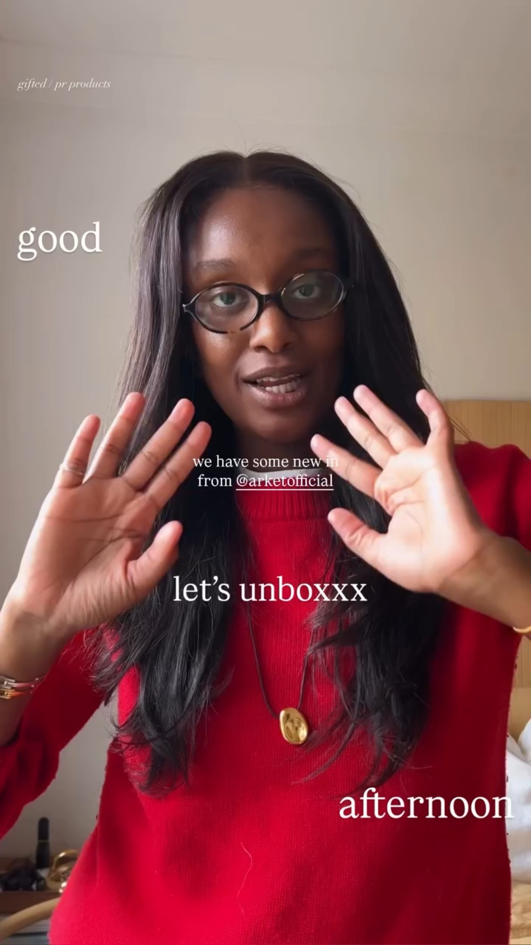 good  afternoon we have some new in from @arketofficial  let’s unboxxx gifted / pr products