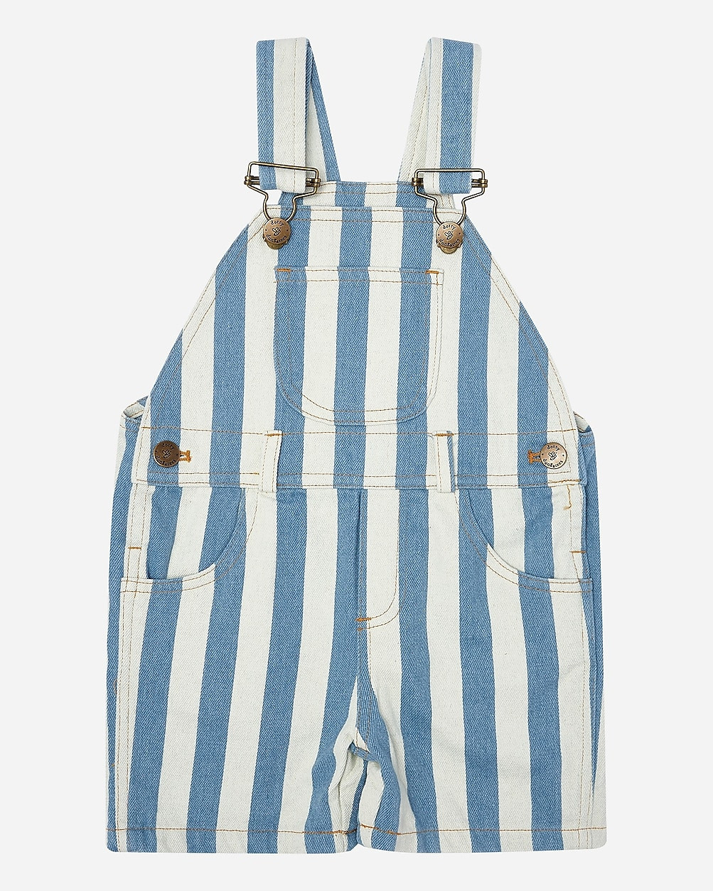Dotty Dungarees kids' denim overall short | J. Crew US
