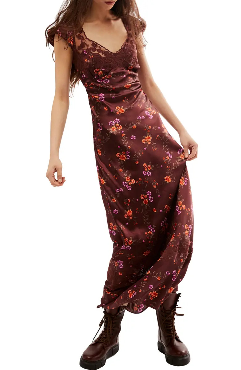 Butterfly Babe Polka Dot Cutout Maxi Dress | Nordstrom