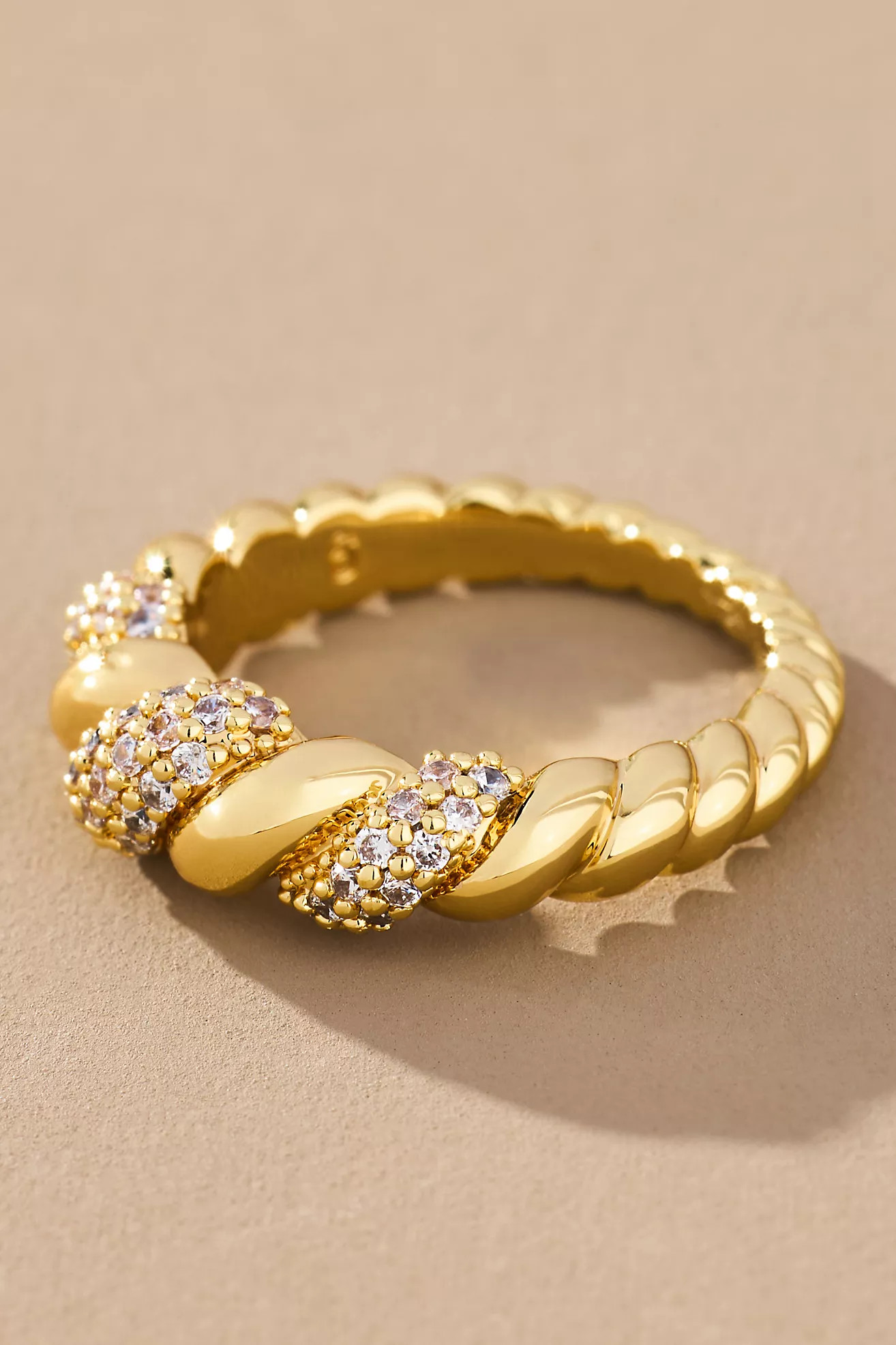 Ana Luisa Rope Pav\u00e9 Ring | Anthropologie (US)