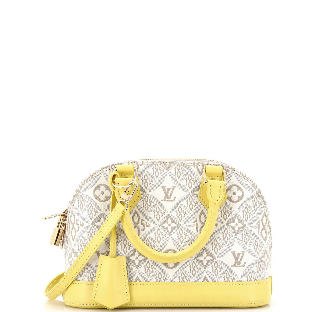 Alma Handbag Limited Edition Since 1854 Monogram Jacquard BB | Rebag