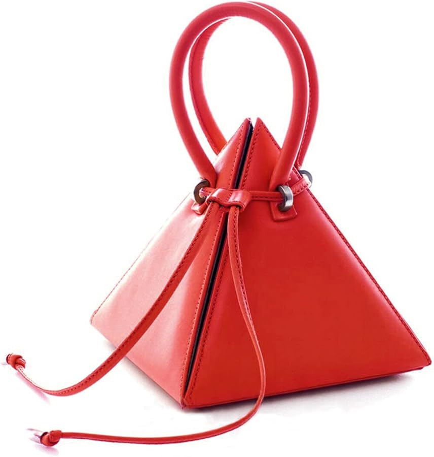 'Pyramid' Luxury Handbag, Fashion Cross-body Shoulder Bag, Soft PU Leather Designer Handbag for W... | Amazon (US)