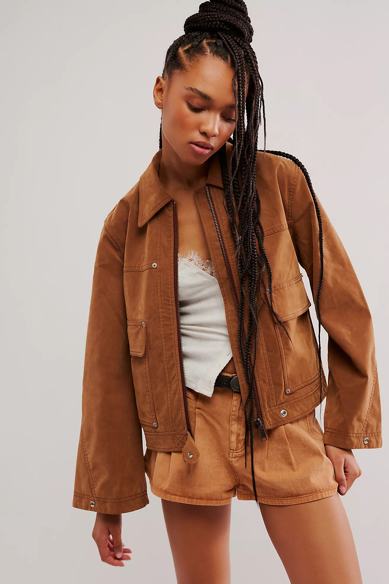 We The Free Blair Vegan Suede Jacket | Free People (Global - UK&FR Excluded)