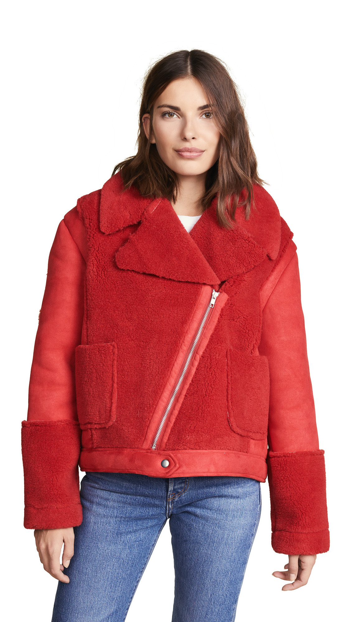 MINKPINK Alissa Sherpa Jacket | Shopbop