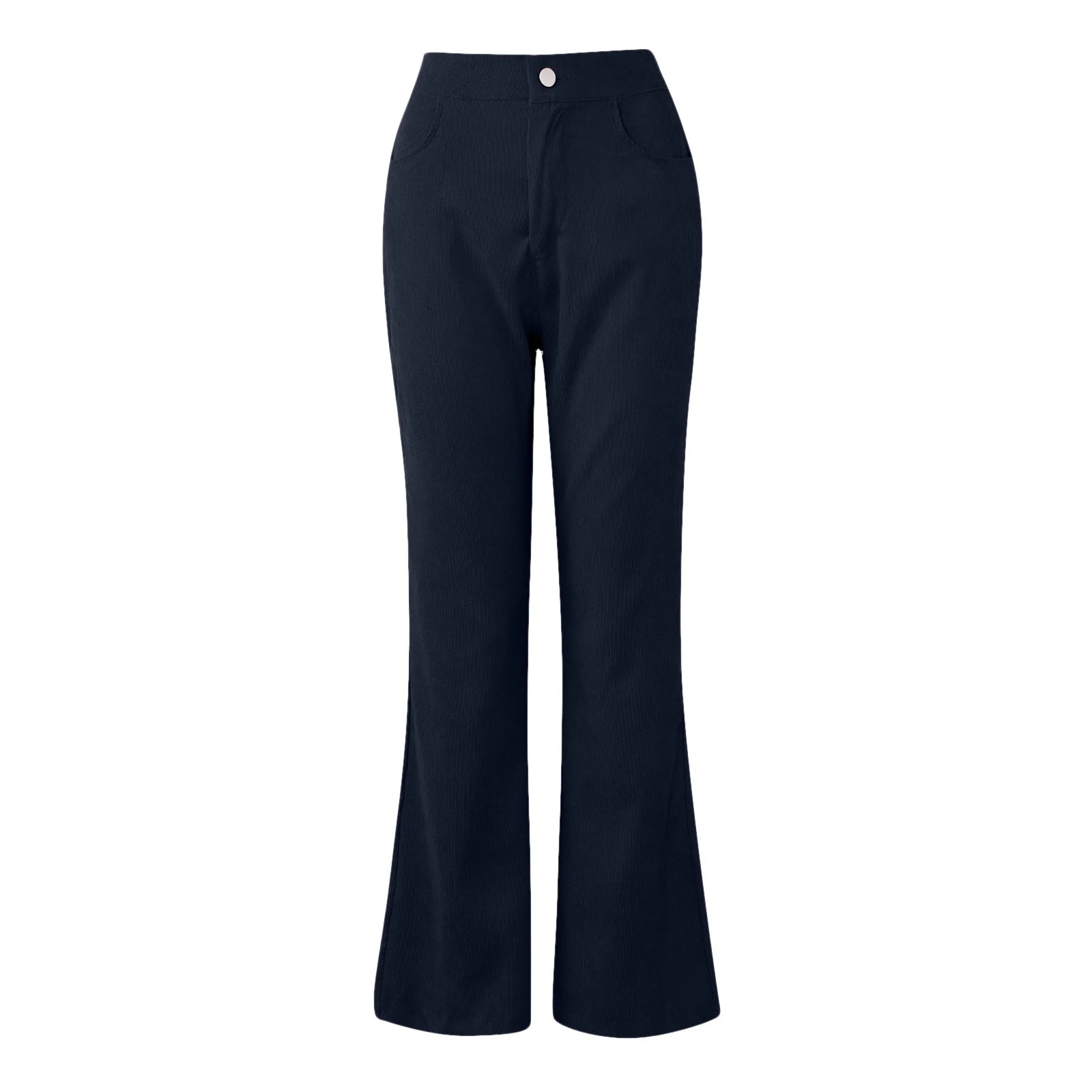 Aayomet Wide Leg Pants for Women Women Corduroy Flare Pants Elastic Waist Bell Bottom Trousers Wo... | Walmart (US)