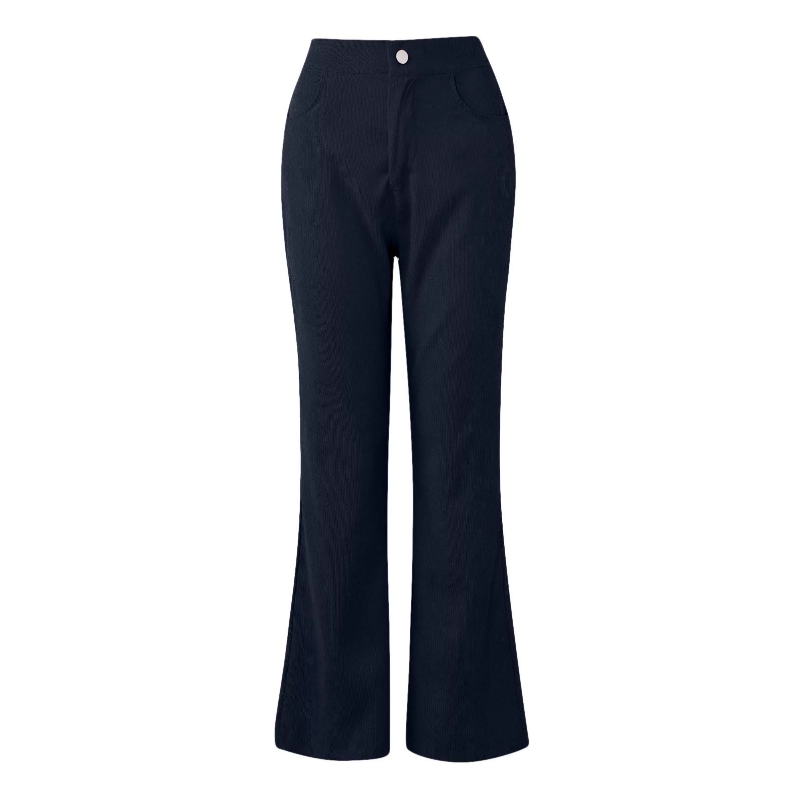 Aayomet Wide Leg Pants for Women Women Corduroy Flare Pants Elastic Waist Bell Bottom Trousers Wo... | Walmart (US)
