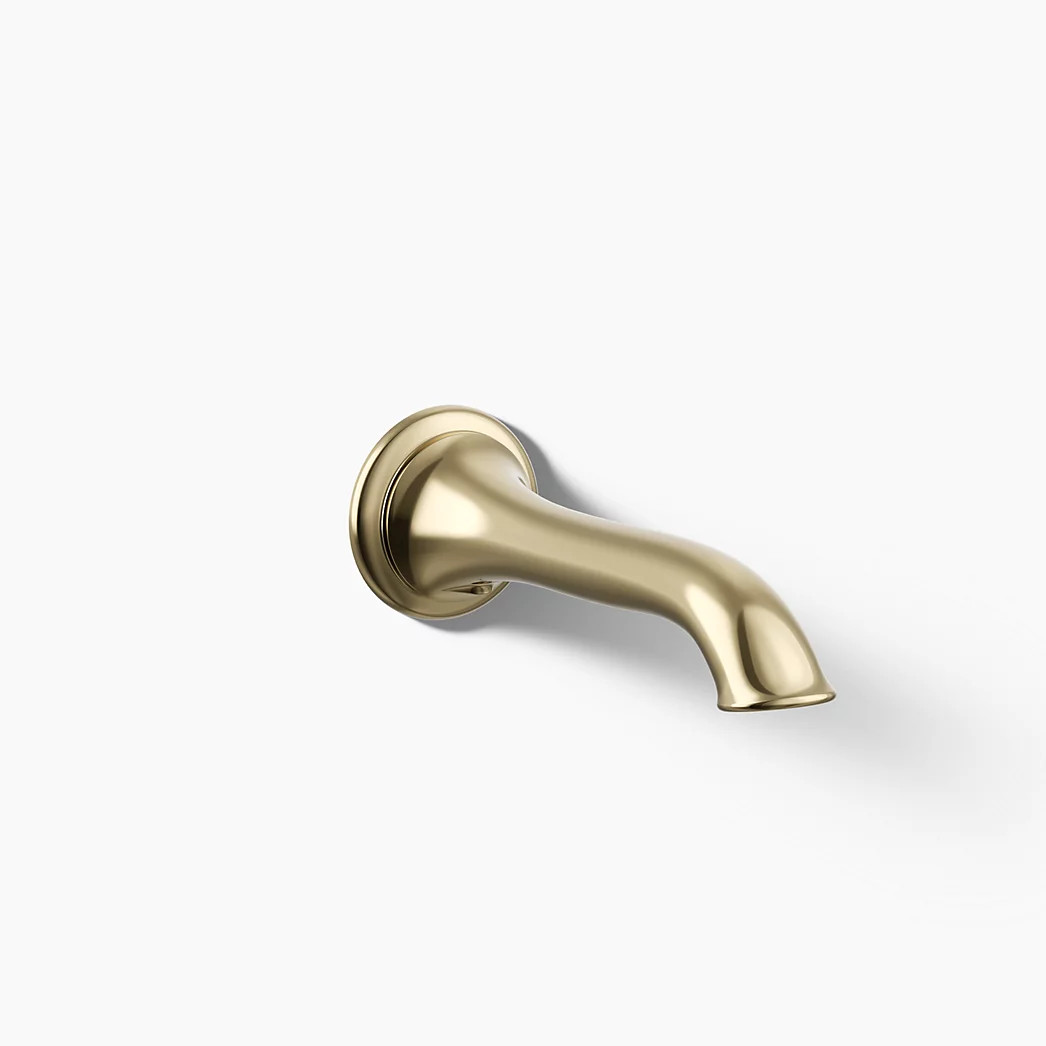 Wall-mount bath spout with flare design | Kohler