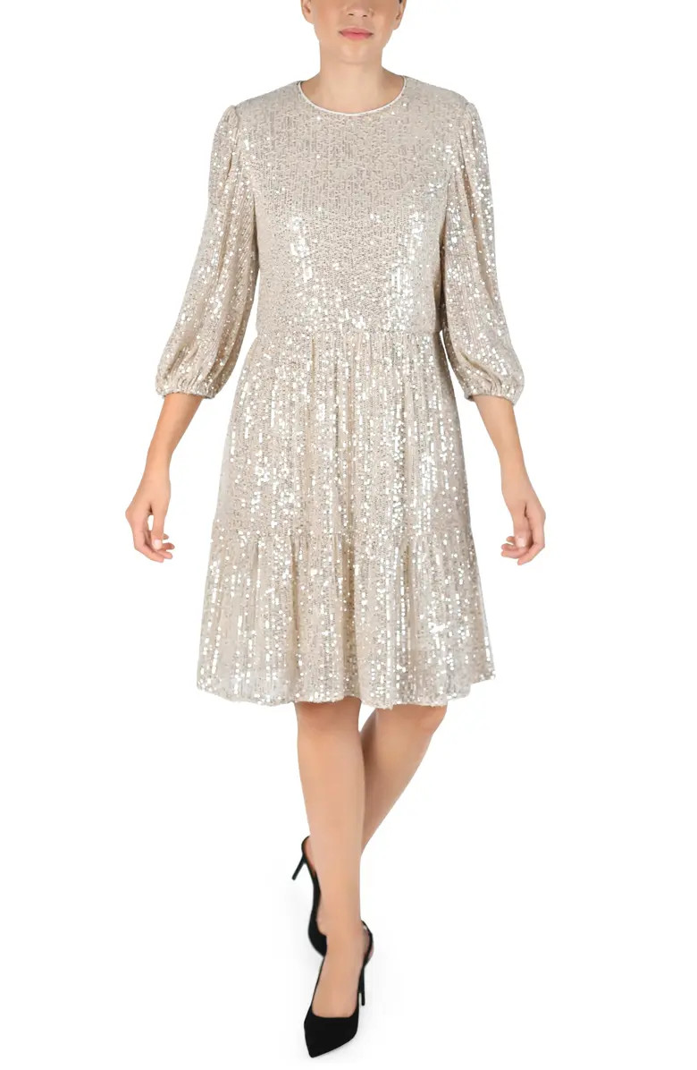 Sequin Fit & Flare Cocktail Dress | Nordstrom