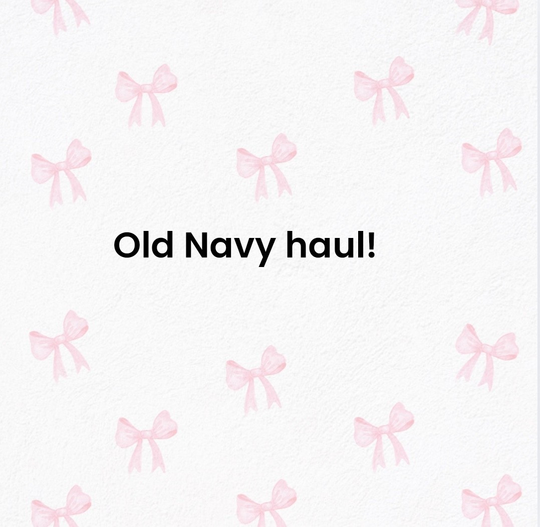 So many cute finds fr Old navy- app 50% off! 