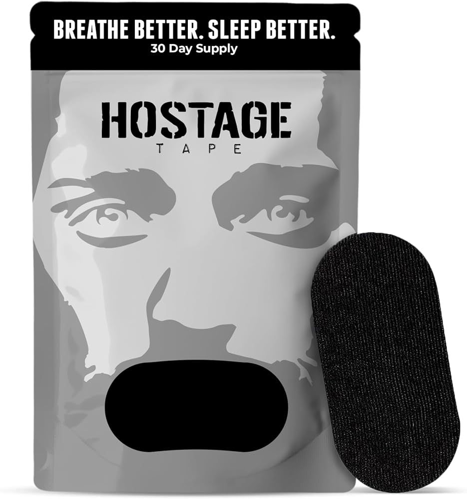 Hostage Tape for Sleeping (30 Ct) - CPAP Compatible Sleep Strips - Body Tape for Skin to Prevent ... | Amazon (US)