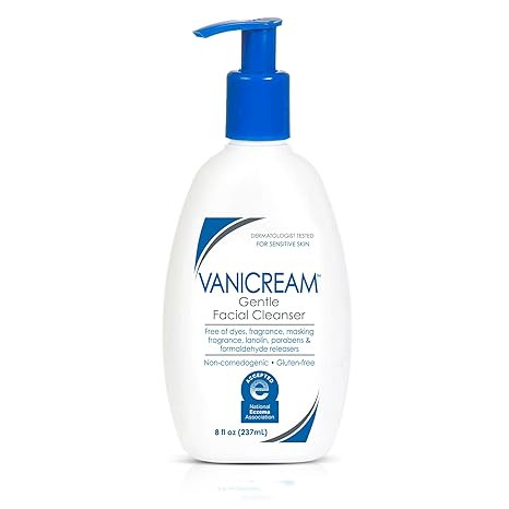 Amazon.com: Vanicream Gentle Facial Cleanser with Pump Dispenser - 8 fl oz - Formulated Without C... | Amazon (US)