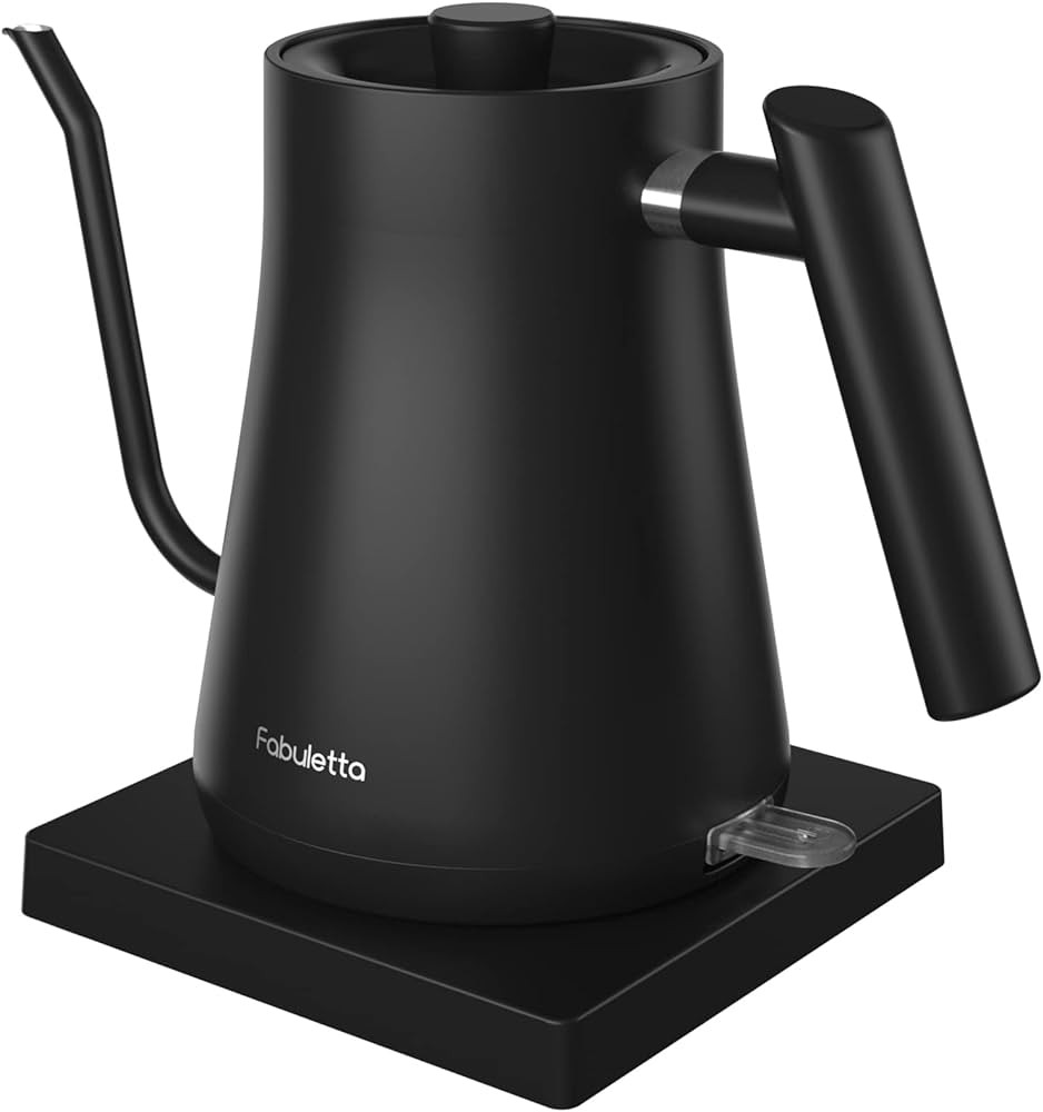 Gooseneck Electric Kettle Fabuletta Pour Over Tea Kettle & Coffee Kettle 100% Stainless Steel BPA... | Amazon (US)