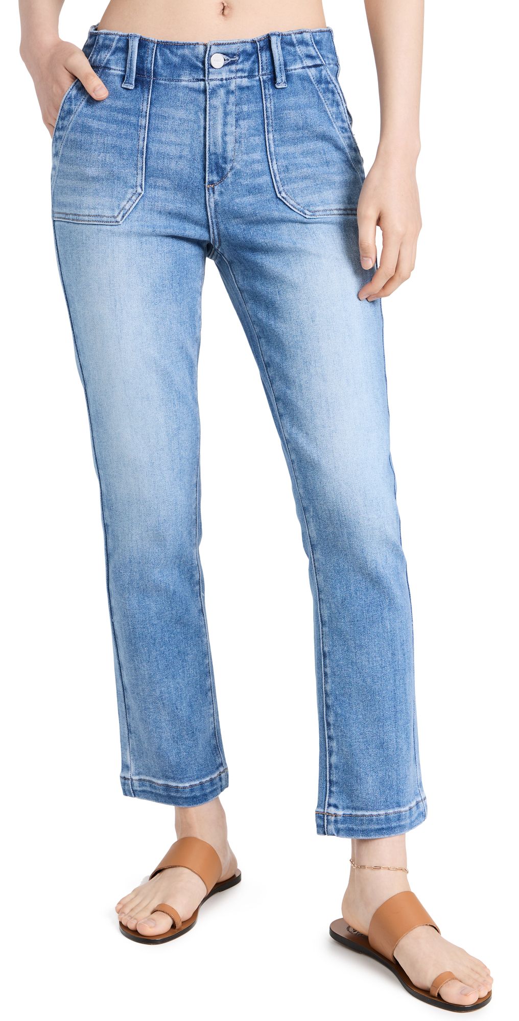 PAIGE Mayslie Straight Ankle Jeans | Shopbop