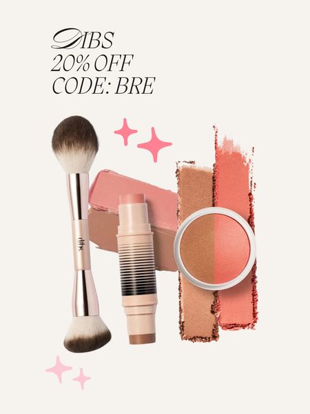 BRE for 20% off right now!! The bronzer I use daily! Super creamy and light you can layer it really well and it blends so great with this brush. Truly such a good brush for powder (fluffy side) and creams (compact side) I like both of these shades! I tend to use the darker 5.5 one when I’m more tan. A little goes a long way! It’s what I use for bronzer/contour in most of my makeup vids. Powder blush shade starstruck! 