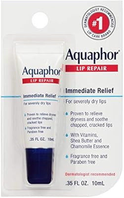 Aquaphor Lip Repair Ointment - Long-Lasting Moisture to Soothe Dry Chapped Lips | Amazon (US)
