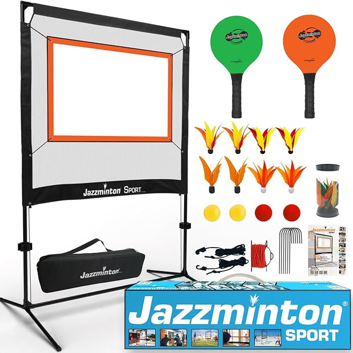 Jazzminton-Sport – The Original Paddle Game with Net for Indoors & Outdoors – Active, Joint-F... | Amazon (US)