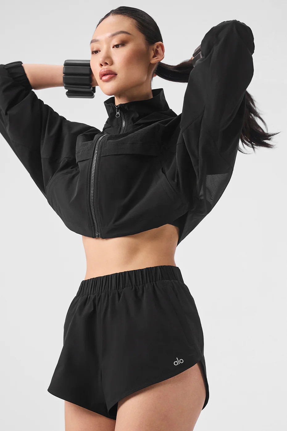 ALO | Playmaker Dolphin Short in Black, Size: Large | Alo Yoga (US)