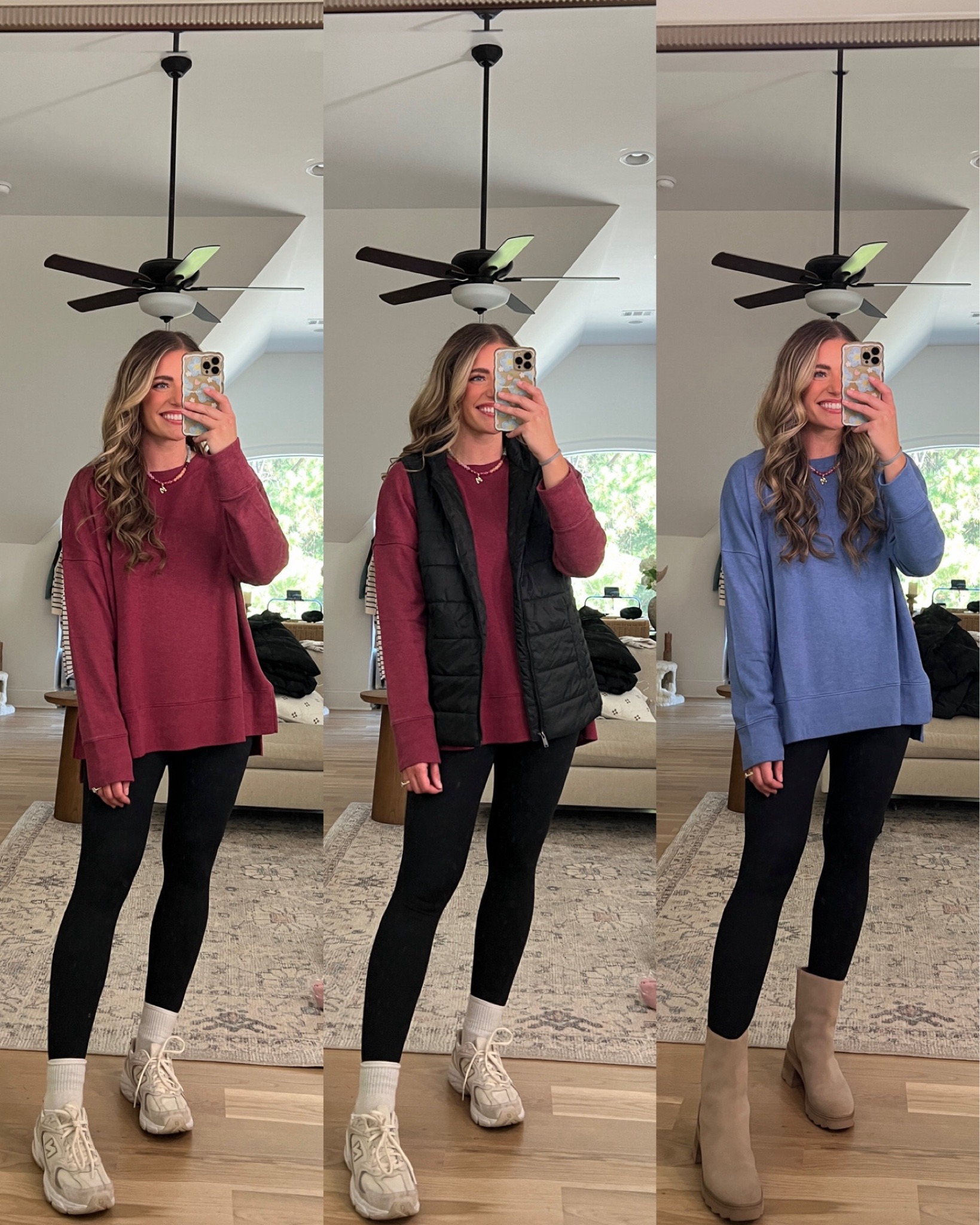 #WalmartPartner Best $12 sweatshirt. Sized up 2 to the XL. 

Love the lightweight vest. Sized up 1 to the L

Love the burgundy & the blue colors!


@walmart #Walmartdeals #sponsored 

#LTKSeasonal #LTKFindsUnder50 #LTKSaleAlert