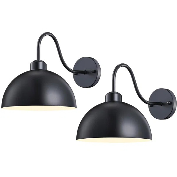 Kamiylah Iron Metal 2 LED lights Wall Sconces | Wayfair North America