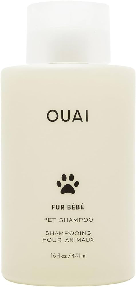 OUAI Fur Bébé Pet Shampoo, Mercer Street Scent - Dog Shampoo and Coat Wash for Hydrating, Clean... | Amazon (US)