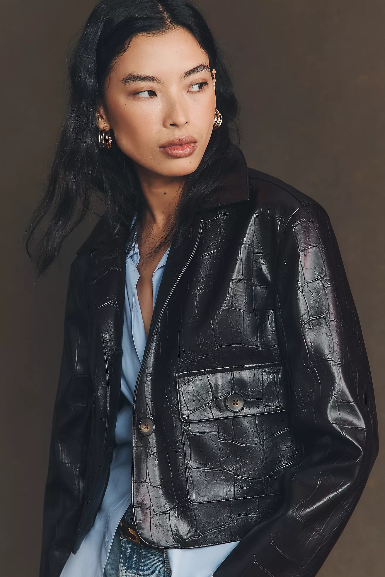BLANKNYC Inner Drive Faux Leather Jacket | Anthropologie (US)