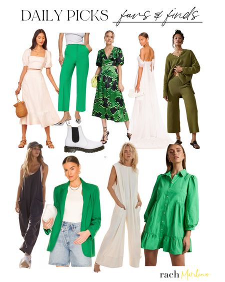 Daily outfit ideas green dress green jumpsuit free people set maxi dress spring arrivals 

#LTKstyletip #LTKsalealert #LTKunder50