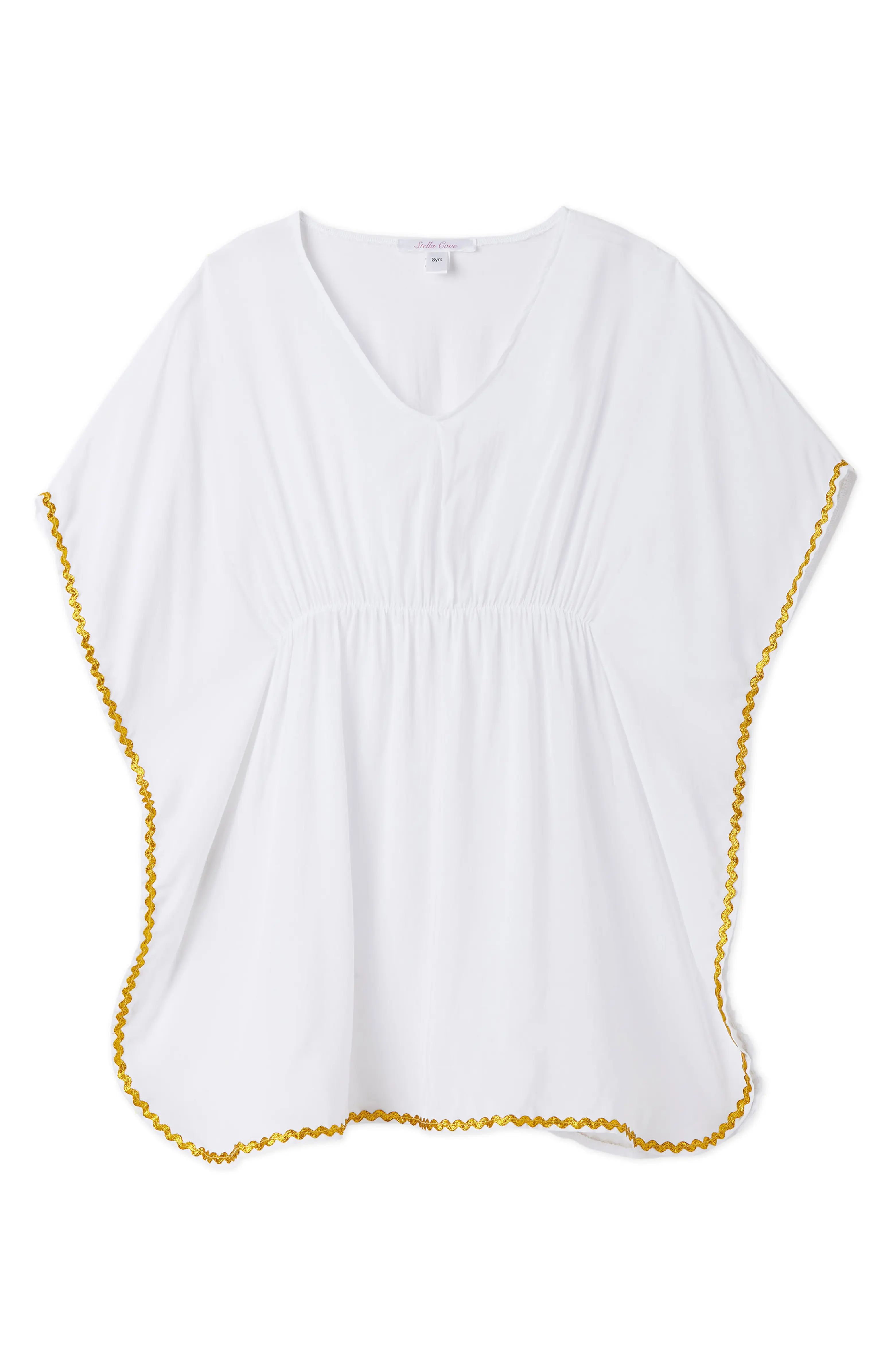 Metallic Trim Cover-Up Poncho | Nordstrom
