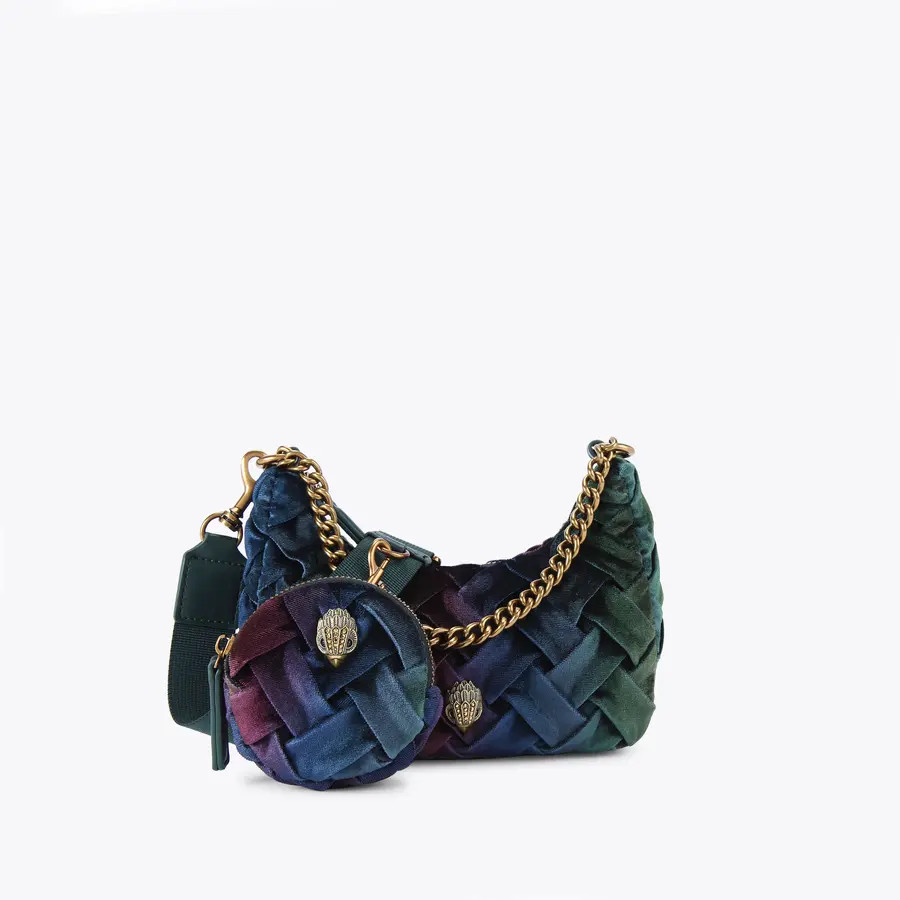 small velvet multi cross body bag | Kurt Geiger US