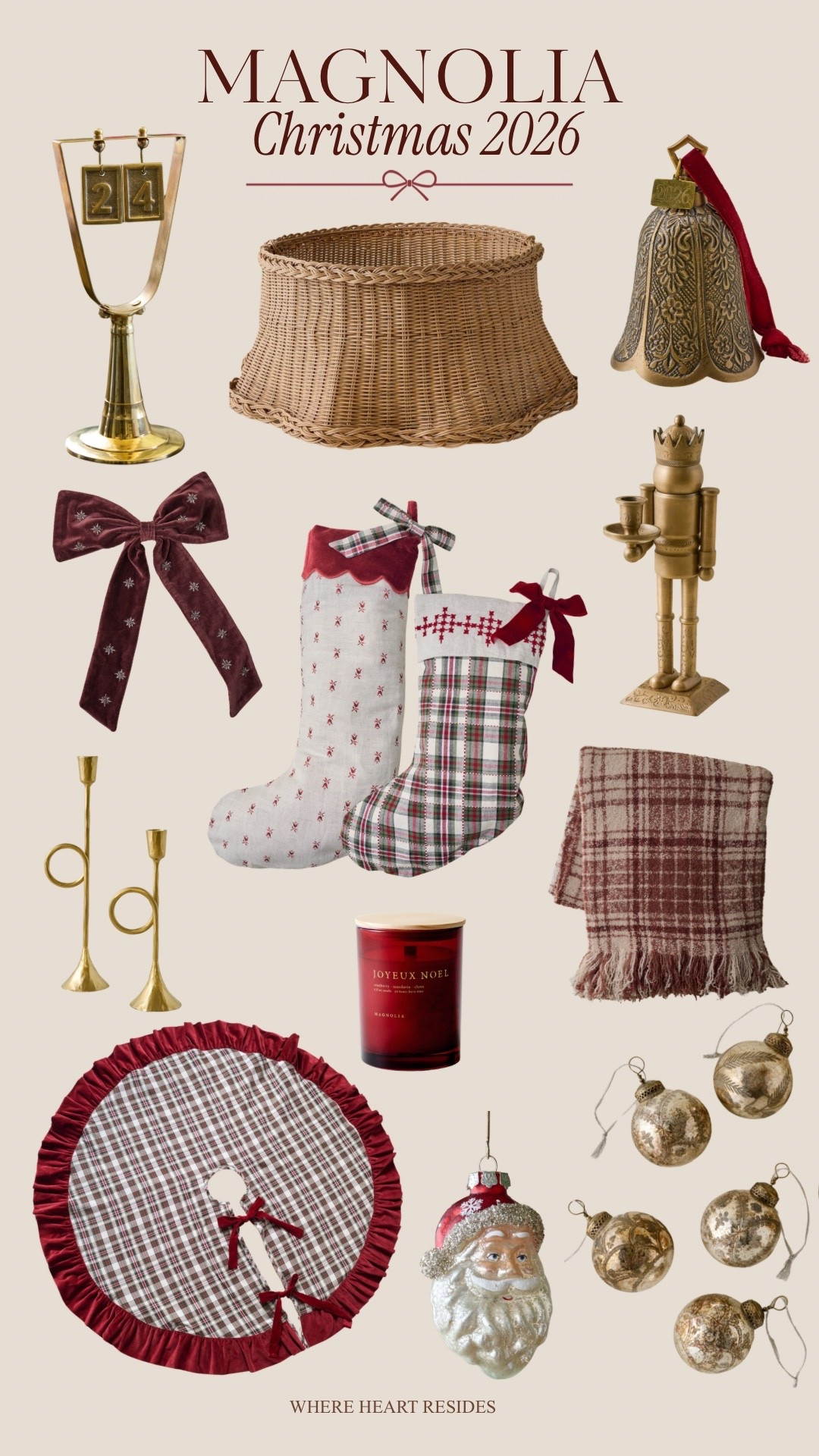 Magnolia Christmas 2026 collection🎄❤️ I love how classic, traditional, and timeless everything feels. So many gorgeous pieces! Linking all of my favorites below ✨

#LTKHome #LTKSeasonal