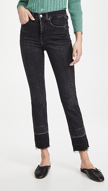 Ryleigh Slim Straight Deep Hem Jeans | Shopbop
