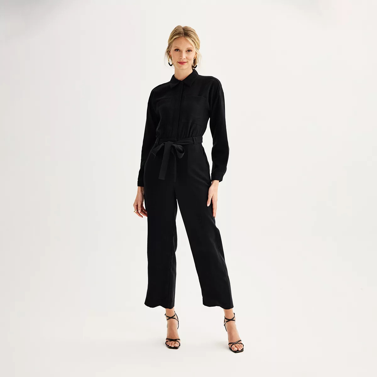 Women's Nine West Pocketed Essential Woven Jumpsuit | Kohl's