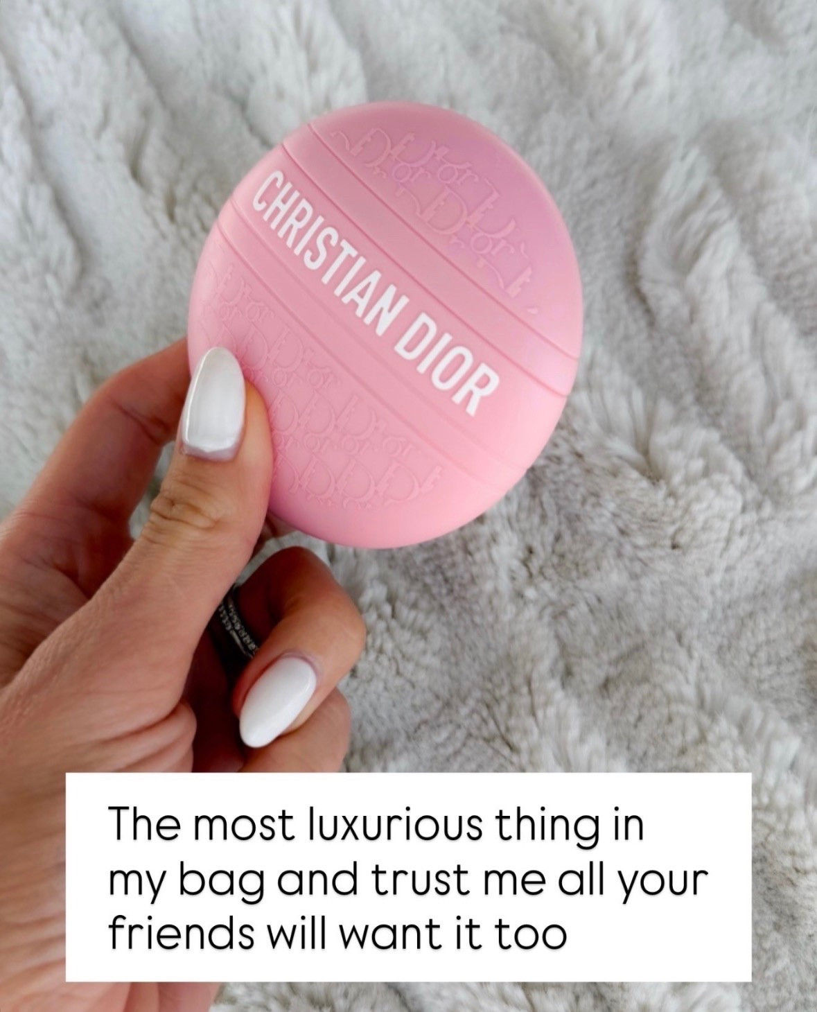 This little Dior beauty essential is the definition of extra in the best way 💕 One of those things everyone asks about the second you pull it out of your bag. Cute, luxe, and actually so good for on the go touch ups.

Dior beauty, luxury beauty finds, what’s in my bag, pink beauty products, designer beauty, lip glow case, purse essentials, luxury makeup, beauty favorites, aesthetic beauty products, girly finds, Sephora favorites, makeup bag essentials, annabrstyle

#LTKBeauty #LTKgrwm #LTKOver40