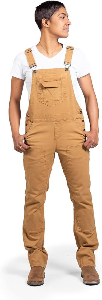 Amazon.com: Dovetail Workwear Freshley Overalls for Women, 13 Pockets, Saddle Brown Canvas, SIZE ... | Amazon (US)