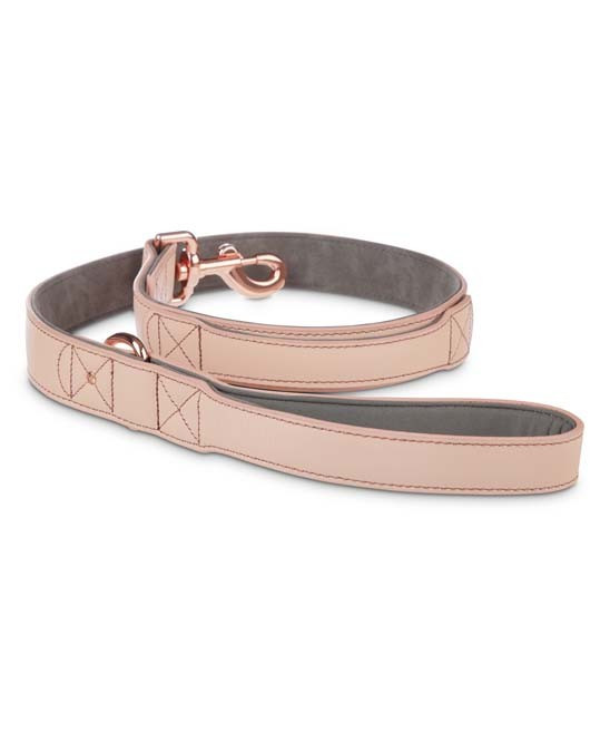 Petco Pet Leashes Rose - Rose Gold 4' Leather Big Dog Leash | Zulily