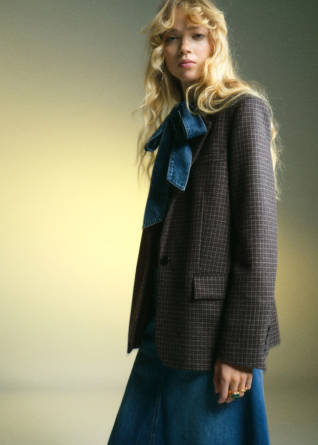 Wool check blazer | Mango (US/MX/AU)