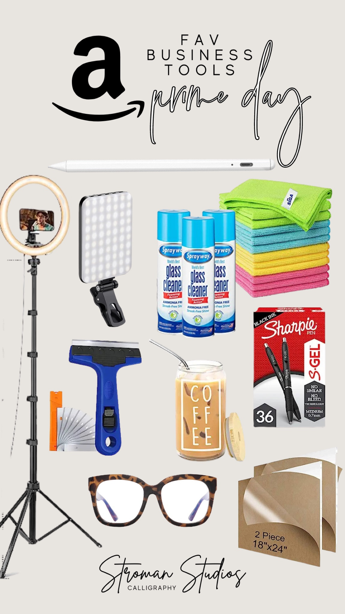 My favorite tools I use for my calligraphy/Handlettering business that are Included in the Amazon prime day sale this year! #primeday #ringlight #bluelightglasses #acrylic #amazonfind #amazonprimeday #sale 

#LTKsalealert #LTKunder50 #LTKxPrimeDay