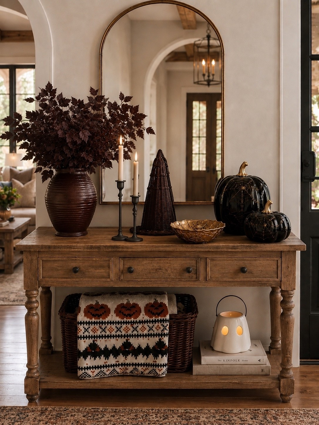 Walmart Halloween Finds That Are Cozy, Chic & Budget-Friendly 🕯️🖤

Creating a cozy Halloween home doesn’t have to mean bright orange everything. These Walmart finds blend rich browns, warm metallics, woven textures, and elegant black accents for a sophisticated seasonal look that feels festive without overwhelming your everyday style. Perfect for styling an entryway that welcomes guests all autumn long.

Follow @farmtotablecreations on Instagram for more cozy home finds and trending seasonal decor.

#LTKHome #WalmartFinds #WalmartHome #HalloweenDecor #NeutralHalloween #CozyHome #FallDecor #EntrywayDecor #SeasonalStyling #HomeDecor #AffordableDecor #FarmToTableCreations

#LTKSeasonal #LTKHome #LTKSaleAlert