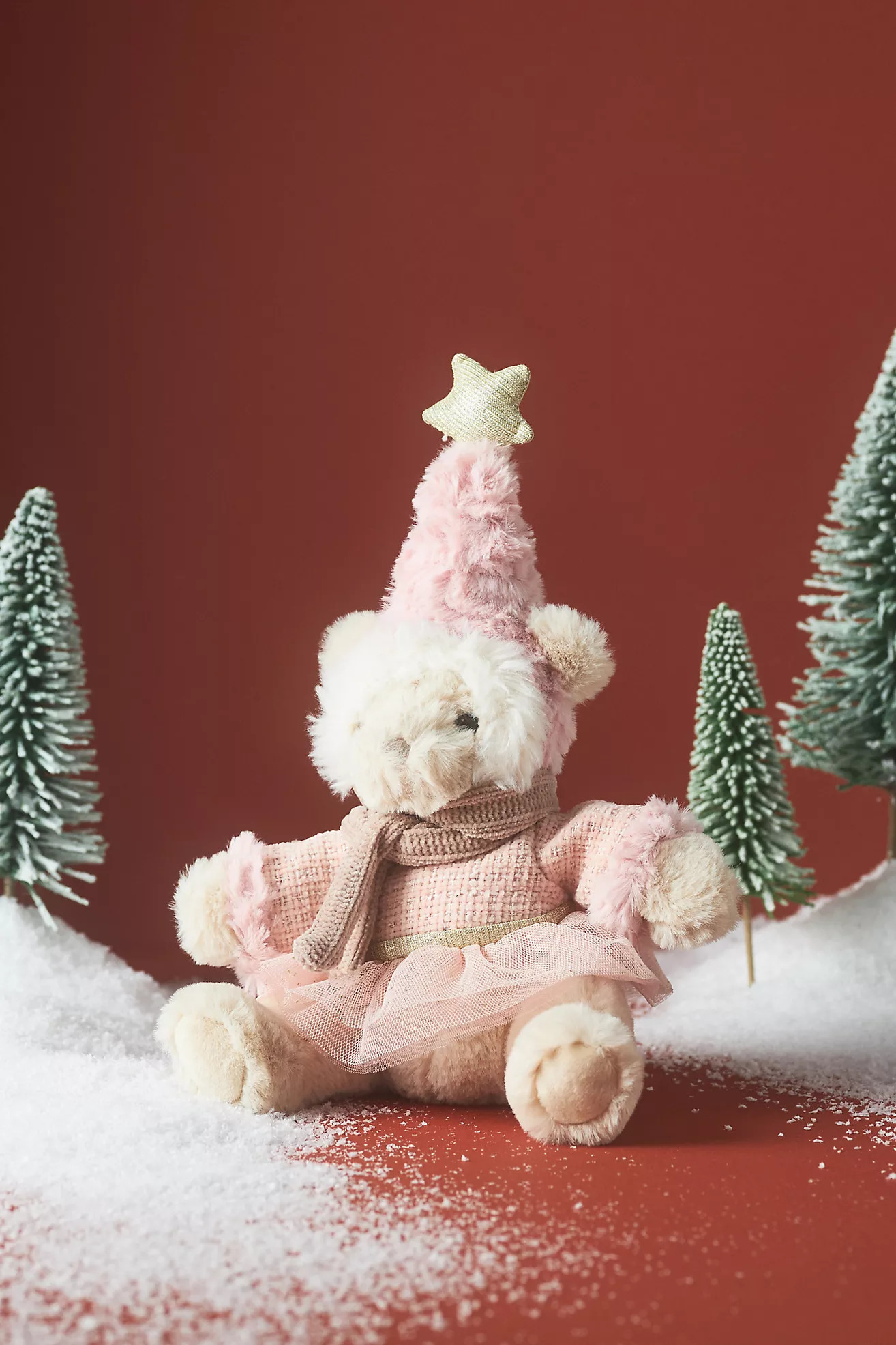 Anthropologie Christmas Holiday Bear Kids Plush Toy | Anthropologie (US)