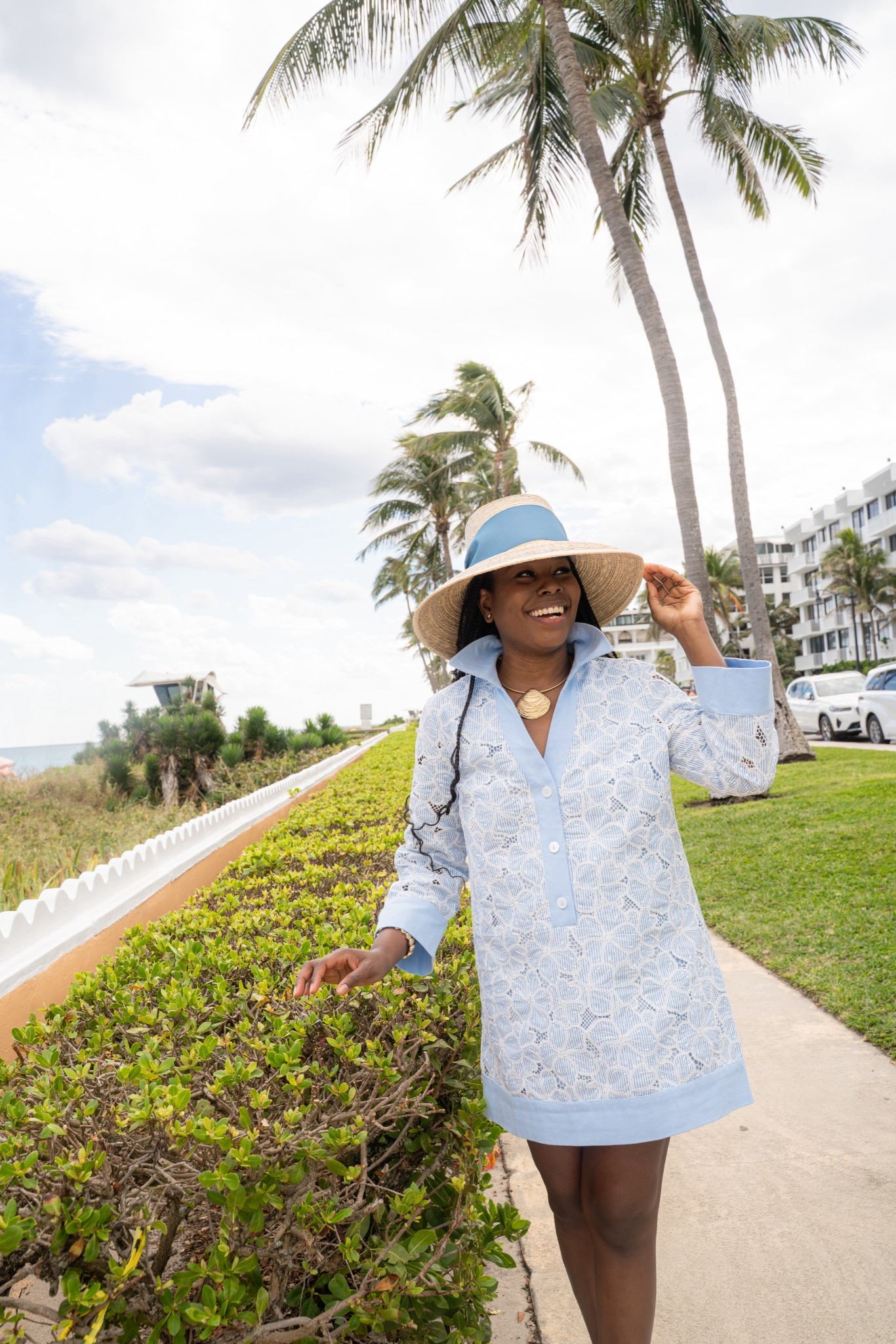 An easy palm beach vacation dress from Tuckernuck. 

#LTKootd #LTKMidsize #LTKTravel