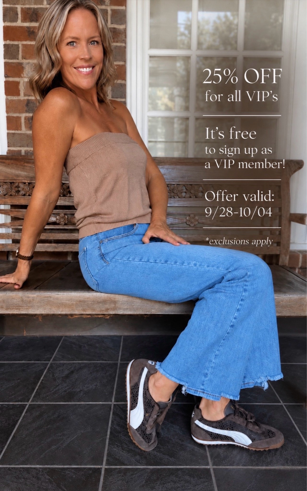 DSW VIP Days are coming and this is your sign to grab the pair you've been eyeing!
VIP members get 25% off from 9/28-10/04 — and if you're not a VIP yet, it's free to sign up!
I'm loving these for fall and even more when they're on sale.
DSW VIP Days
25% Off for all VIP's
It's free to sign up as a VIP member!
Offer valid: 9/28-10/04
*exclusions apply
@dsw #MyDSW #ad code VIPBUDDY
