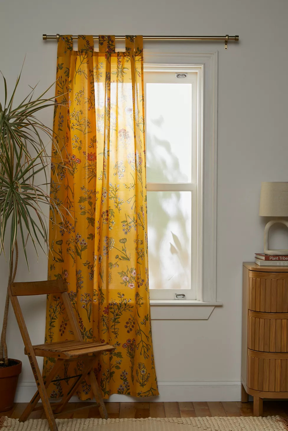 Myla Floral Window Panel | Urban Outfitters (US and RoW)