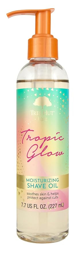 Tree Hut Tropic Glow Moisturizing Shave Oil, Warm Scent with Almond, Golden Amber, and Sandalwood... | Amazon (US)