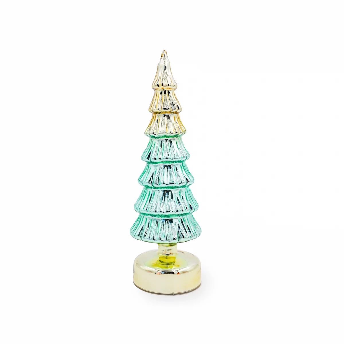 Packed Party Medium Blue Glass Tree Table Top Decoration, 11.80" | Walmart (US)