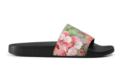 GG Blooms Supreme floral slide sandal | Gucci (US)