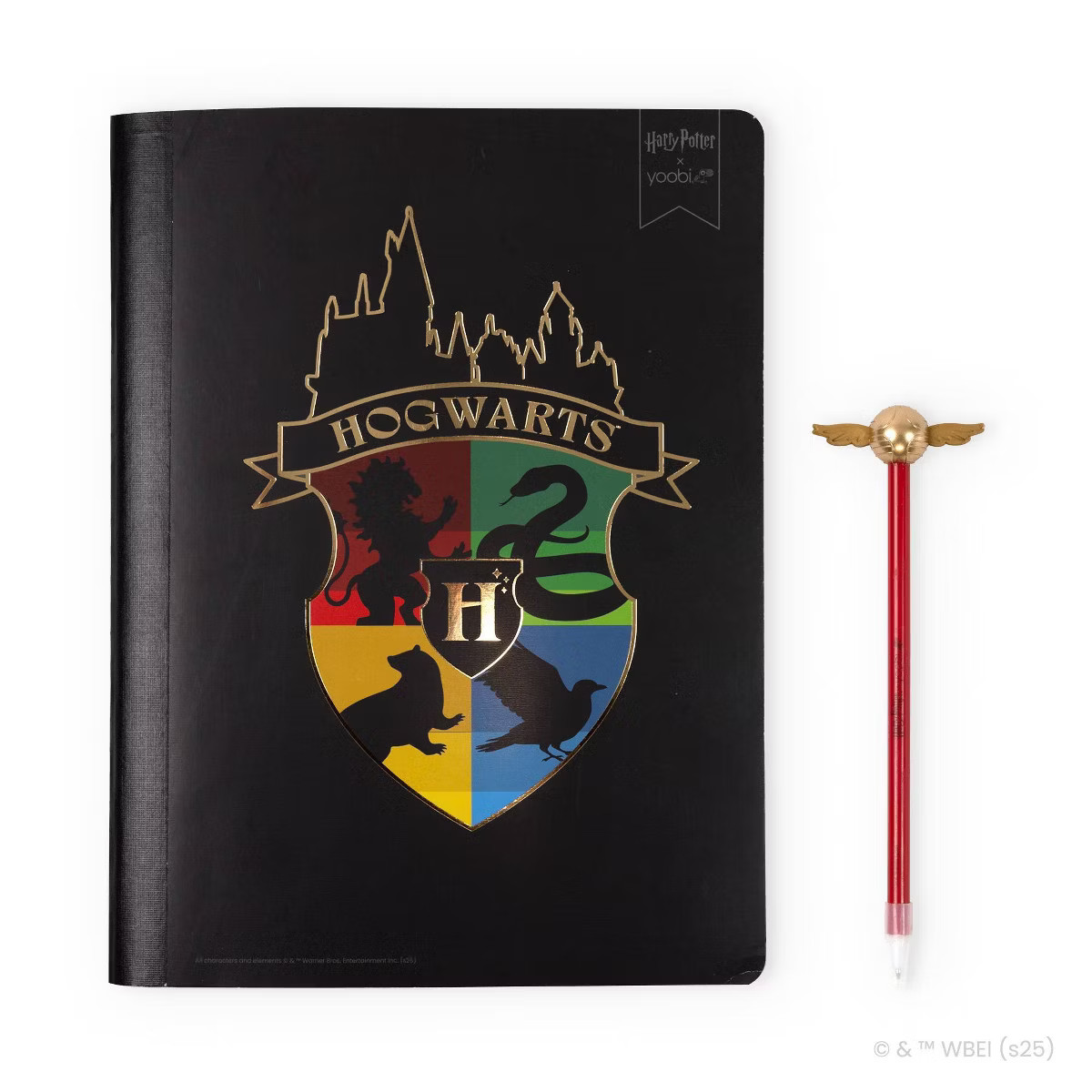 Yoobi Harry Potter Composition Books 7.5"x9.75" Wide Ruled with Pen Black House Pride | Target