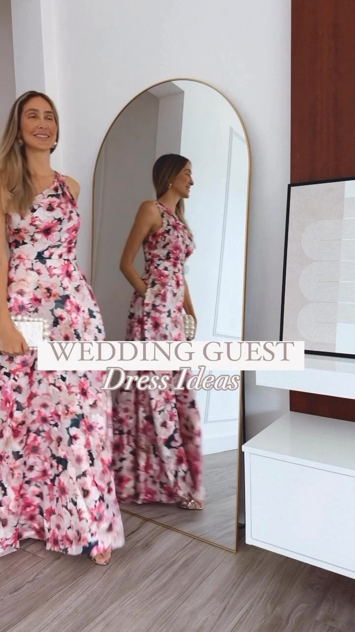 Beautiful wedding guest dress ideas! I love the one shoulder floral dress, it is so elegant and flattering, and you can’t go wrong with a black dress, this one is so chic and beautiful.  I wear size 2.
My stats - 
Clothes: Size Small/2 - Jeans 27
Footwear: Size 9 
Height: 5'9" tall
Weight: 127 lbs


#LTKWedding #LTKSeasonal #LTKStyleTip