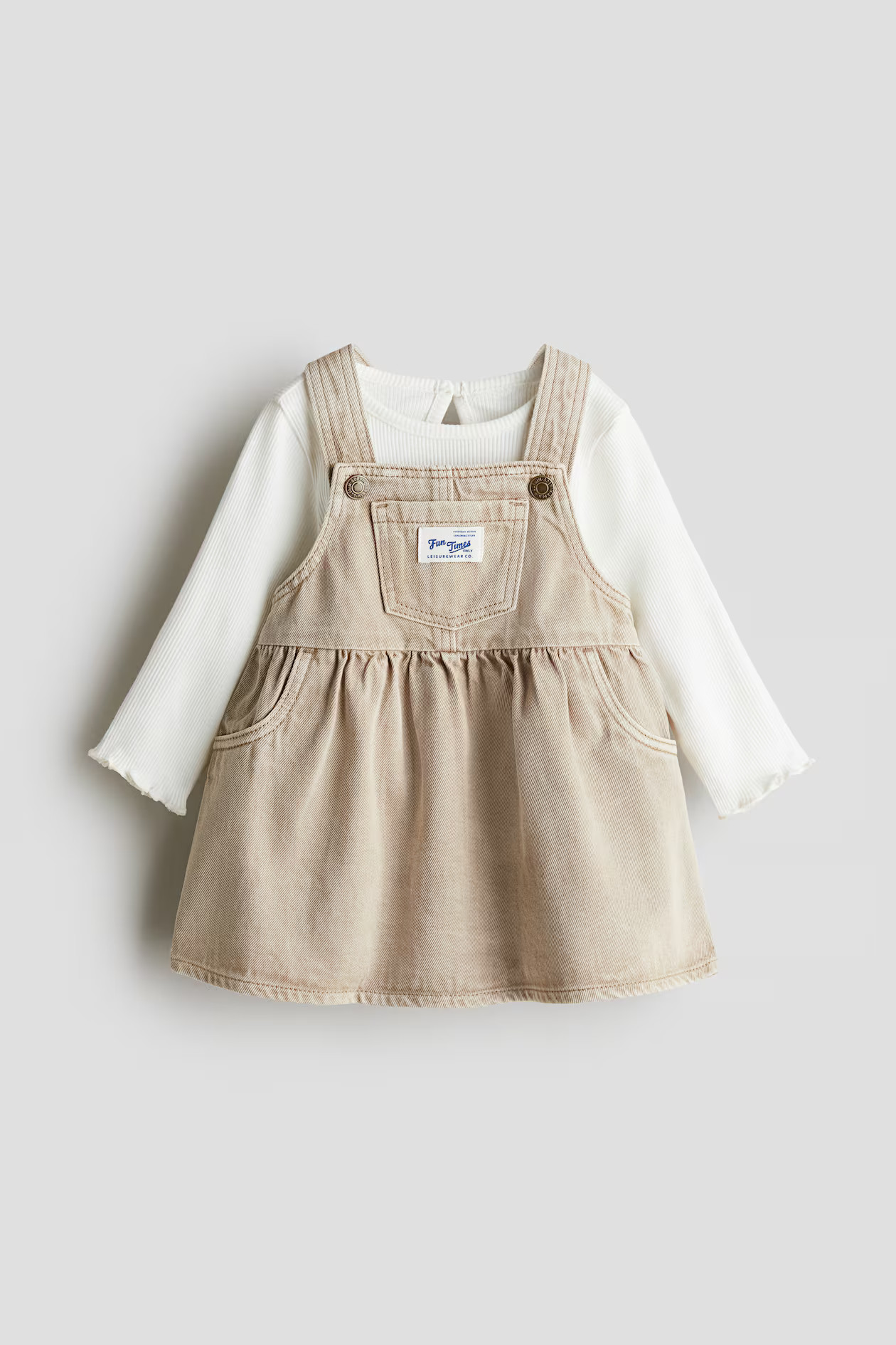 2-piece Denim Dress and Top Set | H&M (US + CA)